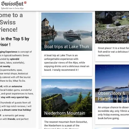 Daire Thun Alps Scenic Views And Concierge By Swisshut