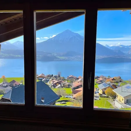 Lake Thun Alps Scenic Views And Concierge By Swisshut Appartement Sigriswil