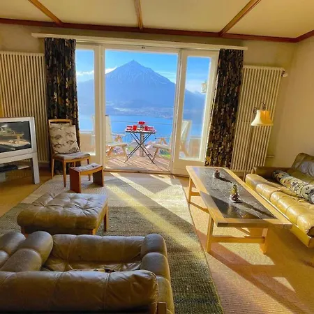 Thun Alps Scenic Views And Concierge By Swisshut Daire