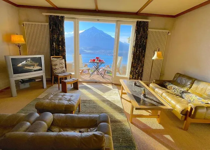 Thun Alps Scenic Views And Concierge By Swisshut Appartamento