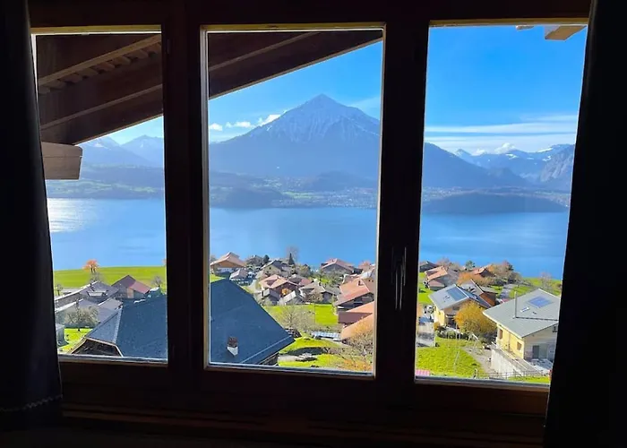 Thun Alps Scenic Views And Concierge By Swisshut Lejlighed Sigriswil