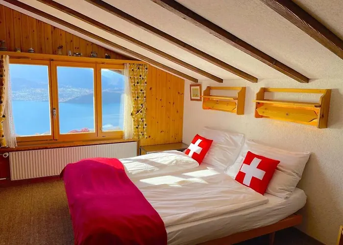 Lejlighed Thun Alps Scenic Views And Concierge By Swisshut Sigriswil