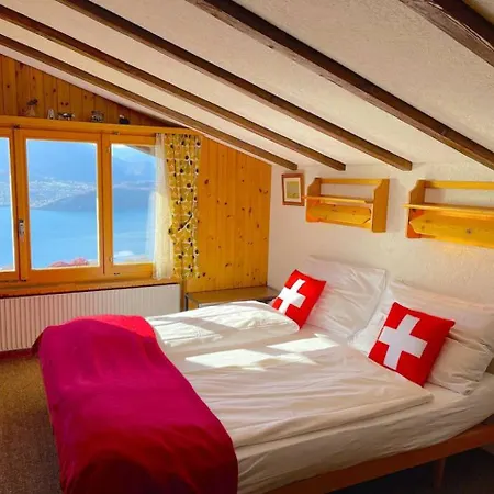 Lägenhet Lake Thun Alps Scenic Views And Concierge By Swisshut Sigriswil