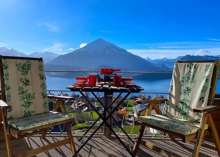 Lejlighed Thun Alps Scenic Views And Concierge By Swisshut